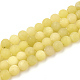 Chapelets de perles en jade citron naturel G-T106-309-1