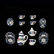Mini juego de té de porcelana BOTT-PW0001-213A-26-1