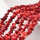 Nuggets Natural Red Coral Bead Strands G-M344-09-1