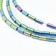 Chapelets de perles en hématite synthétique sans magnétiques G-L489-C01-1