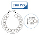 UNICRAFTALE About 100 Strands 40mm Twisted Chain Extension STAS-UN0009-51P-3