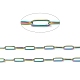 Revestimiento iónico (ip) 304 cadenas de clips de acero inoxidable CHS-O010-01MC-4