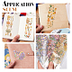 CRASPIRE Plant Journaling Stickers 12 Sheets Vintage Scrapbook Sticker Aesthetic Natural Flower Butterfly Gold Stamping Stickers Floral Decorative Decals for Laptop Envelopes Notebook Luggage DIY-CP0008-37-7
