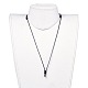 Verstellbare koreanische Halskette aus gewachstem Polyester AJEW-JB00510-01-4
