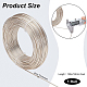 BENECREAT 12 Gauge(2mm) Aluminum Wire 180 Feet(55m) Bendable Metal Sculpting Wire for Bonsai Trees AW-BC0007-2.0mm-26-2