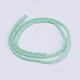 Chapelets de perle en verre opaque de couleur unie GLAA-F076-A09-2
