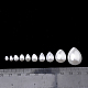 Cabujones de perlas de imitación de plástico ecológico MACR-S283-02J-27-3
