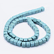 Chapelets de perles en turquoise synthétique TURQ-F009-02-6x6mm-2