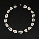Ожерелья из плетеных бусин из натуральных ракушек KR7038-2-2