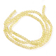 Spray Painted Glass Beads Strands GLAA-A038-B-41-2