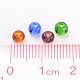 Perles en verre rondes avec couleur mixte X-GR4mm-4