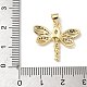 Латунные микро проложить кубического циркония подвески KK-Q068-09A-G-3