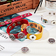 Pandahall 12 pièces 12 couleurs bracelet pression bracelets en cuir imitation bijoux réglables pour femmes filles bijoux cadeau bricolage BJEW-PH0004-06-3