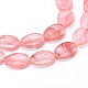 Cherry Quartz Glass Beads Strands G-M208-03-3