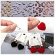 PandaHall Elite 500 pcs Flower Alloy Bead Spacers with Large Hole for DIY Jewelry Making PALLOY-PH0012-51-5
