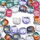 100 pièces 10 couleurs perles de chalumeau transparentes GLAA-CJ0001-79-9