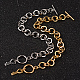 Skeleton Key 304 Stainless Steel Cable Chain Bracelets BJEW-K063-M-1