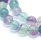 Chapelets de perles en fluorite naturel G-G823-03-10mm-3