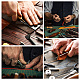 2M Flat Single Face Lychee Pattern Imitation Leather Band LC-WH0010-02B-04-7