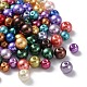 Glass Pearl Round Beads HY-X0003-02-1