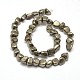 Natural Pyrite Nuggets Beads Strands G-I125-82-2