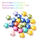 32pcs 8 couleurs perles acryliques opaques MACR-YW0001-41-2
