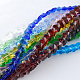 Transparent Glass Beads Strands GLAA-R047-1