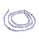 Natürliche Tansanitblau Perlen Stränge G-A026-A05-3mm-2