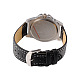 Relojes de pulsera de cuarzo de cuero de acero inoxidable WACH-N037-04D-4