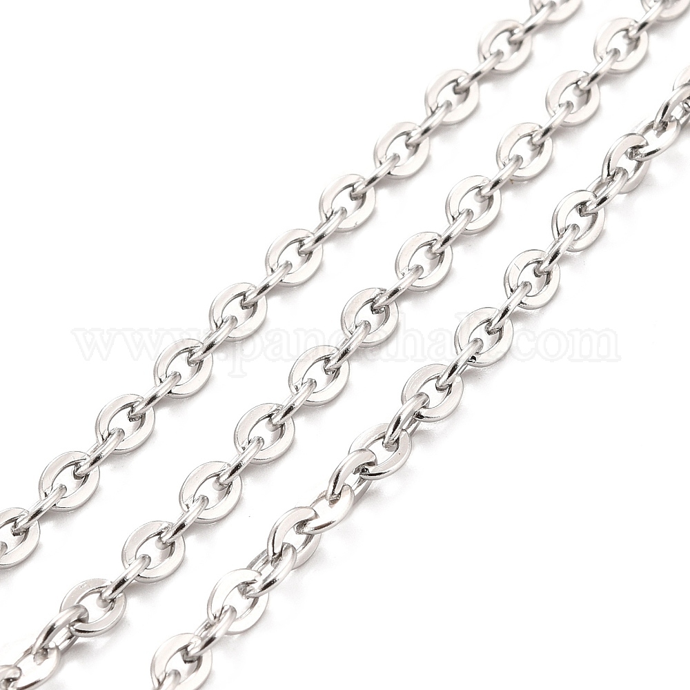 Wholesale Tarnish Resistant 304 Stainless Steel Cable Chains