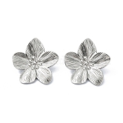 Серьги-гвоздики из нержавеющей стали 304 STAS-L024-004P-02