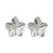 304 Stainless Steel Stud Earrings STAS-L024-004P-02