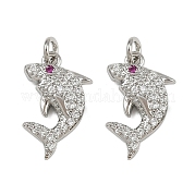Латунные микро проложить кубического циркония подвески KK-L241-13P