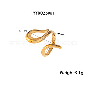 Кольца-манжеты в форме змеи из нержавеющей стали 304 для женщин FT0606-1