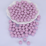 Круглые силиконовые фокусные бусины SI-JX0046A-57