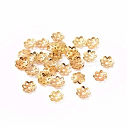 Шапочки и конусы для бусин KK-G319-03G-RS