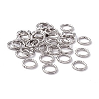 100pc 4mm 24-Gauge Stainless Steel Jump Rings - Bead Box Bargains