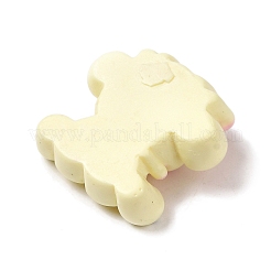 Кабошоны в виде щенков из непрозрачной смолы CRES-A056-01C