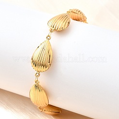 Браслеты из нержавеющей стали 304 для женщин BJEW-P354-04A-G