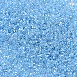 MIYUKIデリカビーズ  シリンダー  日本製シードビーズ  11/0  （db0057)アクアライニングクリスタルab  1.3x1.6mm  穴：0.8mm  約2000PCS /ボトル  10 G /ボトル&nbsp;SEED-JP0008-DB0057