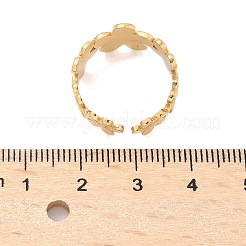 Ionenplattierung (IP) 304 Edelstahl-Fingerringe&nbsp;X-RJEW-L102-36G