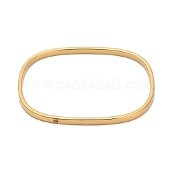 Женские прямоугольные браслеты из нержавеющей стали 304 с кристаллами и стразами&nbsp;BJEW-A150-03G