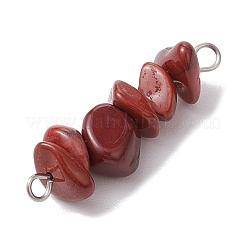 30 шт. 30 стиля 304 смешанных подвески-соединители с бусинами из драгоценных камней PALLOY-JF02873-02