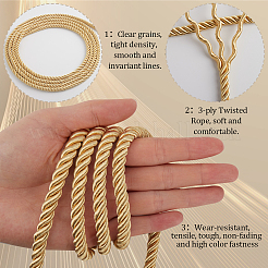 17.5~18м витой полиэстеровый шнур милан&nbsp;OCOR-GF0003-70B-03