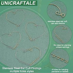 48 шт. 8 шт. фурнитуры для амбушюров из нержавеющей стали 316 STAS-UN0038-18