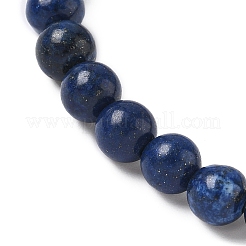 Природные лазурит бисерные браслеты простирания BJEW-D446-B-41