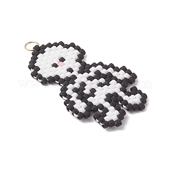 Подвески-скелеты из бисера PALLOY-MZ00974