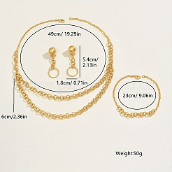 Элегантные комплекты из сплава браслетов QF9797