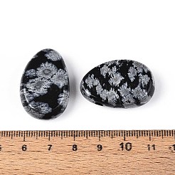 Естественно снежинка обсидиана подвески G-N349-08B