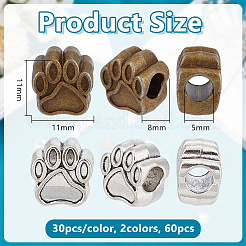 Европейские бусины тибетского стиля  MPDL-PH0001-02